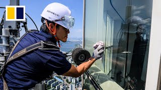 The skyscraper window cleaner who’s scared of heights [upl. by Phira]