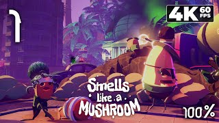 Smells Like a Mushroom PC  4K60 Walkthrough 100 Part 1  Earth Invasion Prologue [upl. by Odraleba]