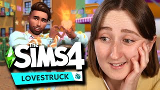 THE SIMS 4 LOVESTRUCK GAMEPLAY TRAILER REACTION [upl. by Aienahs843]