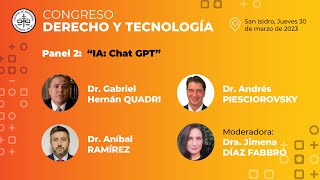 CONGRESO DERECHO Y TECNOLOGÍA  “IA Chat GPT” [upl. by Reteid]