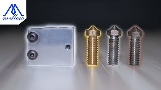 Faster 3D Printing Using A Volcano Hotend  Mellow Hotend Review [upl. by Swamy]