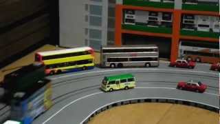 N scale motorized HongKong tram and Bus models 1 [upl. by Ly880]