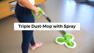 InnovaGoods Home Houseware Triple Dust Mop with Spray [upl. by Iramaj]