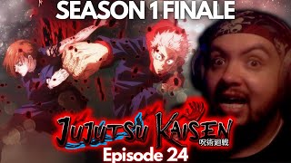 SEASON 1 FINALE JUJUTSU KAISEN Episode 24 REACTION Accomplices [upl. by Eibrad]