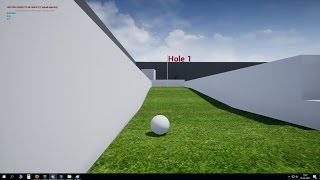 UE4 tutorial Simple Golf mechanics [upl. by Aetnahc]