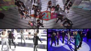 2NE1 quotGO AWAYquot live performances MASSIVE compilation 20 in 1 [upl. by Nemracledairam121]