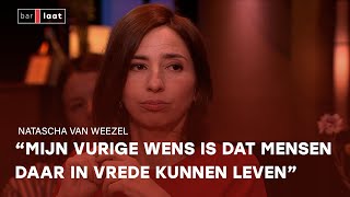 NATASCHA VAN WEEZEL pleit voor het RADICALE MIDDEN in tijden van POLARISATIE en oorlog  Bar Laat [upl. by Oiragelo]