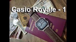 casio royale teil 1  leder armband mod [upl. by Yrian]