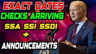 Exact Dates Checks Arriving for Social Security SSDI SSI  Announcements in August [upl. by Mariandi]