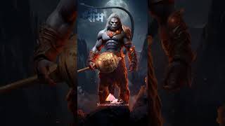 Ravan jab yudh me aara to hanuman ji  youtubeshorts hindudeity subscribe facts 🚩🚩 [upl. by Lopez836]