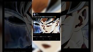 GOKU VS JIREN 🥶🗿 PEAK MOMENT 🌿anime manga art otaku animeartanimeeditsyoutubeshorts [upl. by Dloraj]