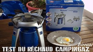 Test réchaud campingaz bivouac  Stove [upl. by Einafats]