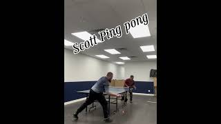 1v1 ping pong match at Scott kabulungan tabletennis pingpong [upl. by Airreis]