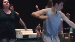 BE MORE CHILL  dance rehearsal footage [upl. by Stochmal]