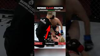 Referee SLAMS Fighter  WHEN REFEREES FIGHT BACK mma [upl. by Burk]