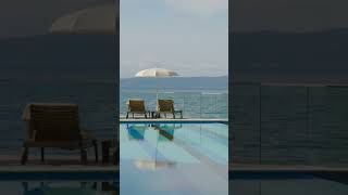 Would you rather jump into the infinity or swimup pool croatia hotel vacation [upl. by Neeroc]