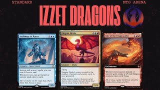 Can I make Izzet Dragons work in Standard  MTG Arena [upl. by Gebelein]