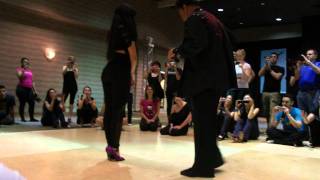 Eddie Torres and Griselle Ponce Pachanga workshop at LA Salsa Congress 2011 [upl. by Kcarb466]