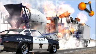 BeamNG Drive Trucks Vs Cars 7  Insanegaz [upl. by Irina]