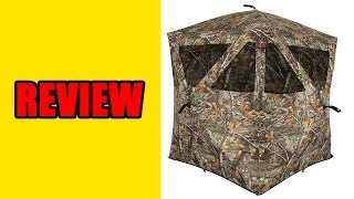 Ameristep Care Taker Ground Blind Realtree Xtra Review 2019 [upl. by Margareta]