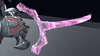 Tenrai Energy Sword  Halo Animation Blender [upl. by Ck]