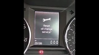 Skoda Octavia 3  III  Reset Oil and and Inspection Reminder [upl. by Divine]