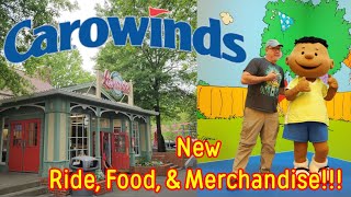 Carowinds  New Ride Food amp Merchandise  Lets Go May 2023 [upl. by Relda]