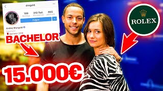 DER BACHELOR UND SEINE 15000€ ROLEX  😱🔥💸  WIE VIEL IST DEIN OUTFIT WERT  MAHAN [upl. by Anha]