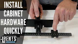 Install Cabinet Hardware Fast and Easy  True Position Tools Cabinet Hardware Jig [upl. by Aiuqenehs]