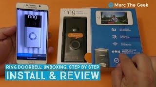 Ring Doorbell Unboxing Step by Step Install amp Review [upl. by Yvette]