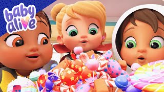 Baby Alive Official 🎃 A Sweet Tooth Dentist Visit 👻 Halloween Kids Videos 🧛🏻‍♀️ [upl. by Hartill]