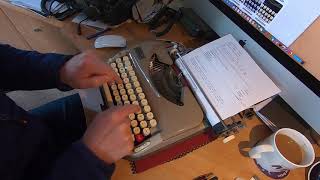 Scheidegger PrincessMatic Typewriter 1965 [upl. by Oirasan]