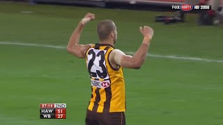 AFL 2008 2nd Qualifying Final  Hawthorn highlights vs Western Bulldogs [upl. by Ajdan]