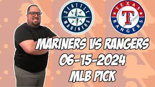 Seattle Mariners vs Texas Rangers 61524 MLB Pick amp Prediction  MLB Betting Tips [upl. by Ynnod]