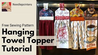 Free Hanging Kitchen Towel Pattern and Tutorial [upl. by Harod]