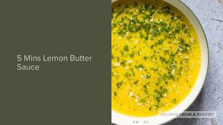 5 Mins Lemon Butter Sauce [upl. by Lussi]