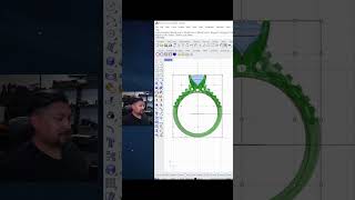 Simple Ring Sizing in Rhino 2 shorts shorts rhino3d matrixgold jewelrydesigner [upl. by Langill]