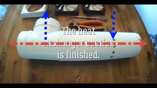 DIY simple cheap easy HRVfresh air system for your home prototype 2 Part 2 [upl. by Adleme197]