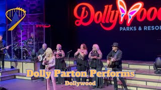 Dolly Parton Performs and Talks to the Audience at Dollywood [upl. by Annovaj702]