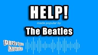 The Beatles  Help Karaoke Version [upl. by Gnilrad887]