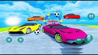 Impossible GT stunt Car Racing Gameplay  Racing Relax Car Android Gameplay [upl. by Bobine]