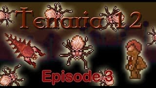 Terraria 12  Episode 3  Ice biome and crimson [upl. by Kariv22]