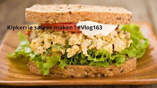 Kip kerrie salade maken   Vlog163 [upl. by Hillinck172]