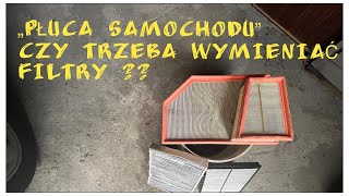 Płuca samochodu  CZY WARTO WYMIENIAĆ FILTRY W AUCIE [upl. by Nadya]