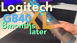 The one with Logitech G840 Extra Large XL  8 months later  A HUGE Mousepad [upl. by Fineman792]