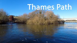 Walking the Thames Path Pangbourne to Goring in 4K [upl. by Liddle]