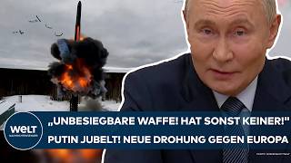 PUTINS KRIEG quotEine unbesiegbare Waffe Hat sonst keinerquot SuperRakete Neue Drohung gegen Europa [upl. by Oliva]