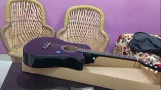 Indias Cheapest GuitarJuarez 038C Guitar Unboxing And review [upl. by Nuahsel807]