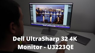 Dell UltraSharp 32 4K USBC Hub Monitor  U3223QE Review [upl. by Ayekal]