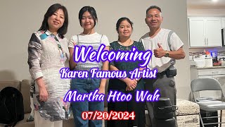 Warm Welcoming Naw Martha Htoo Wah To North Carolina USA 🇺🇸 07202024 [upl. by Satsoc]